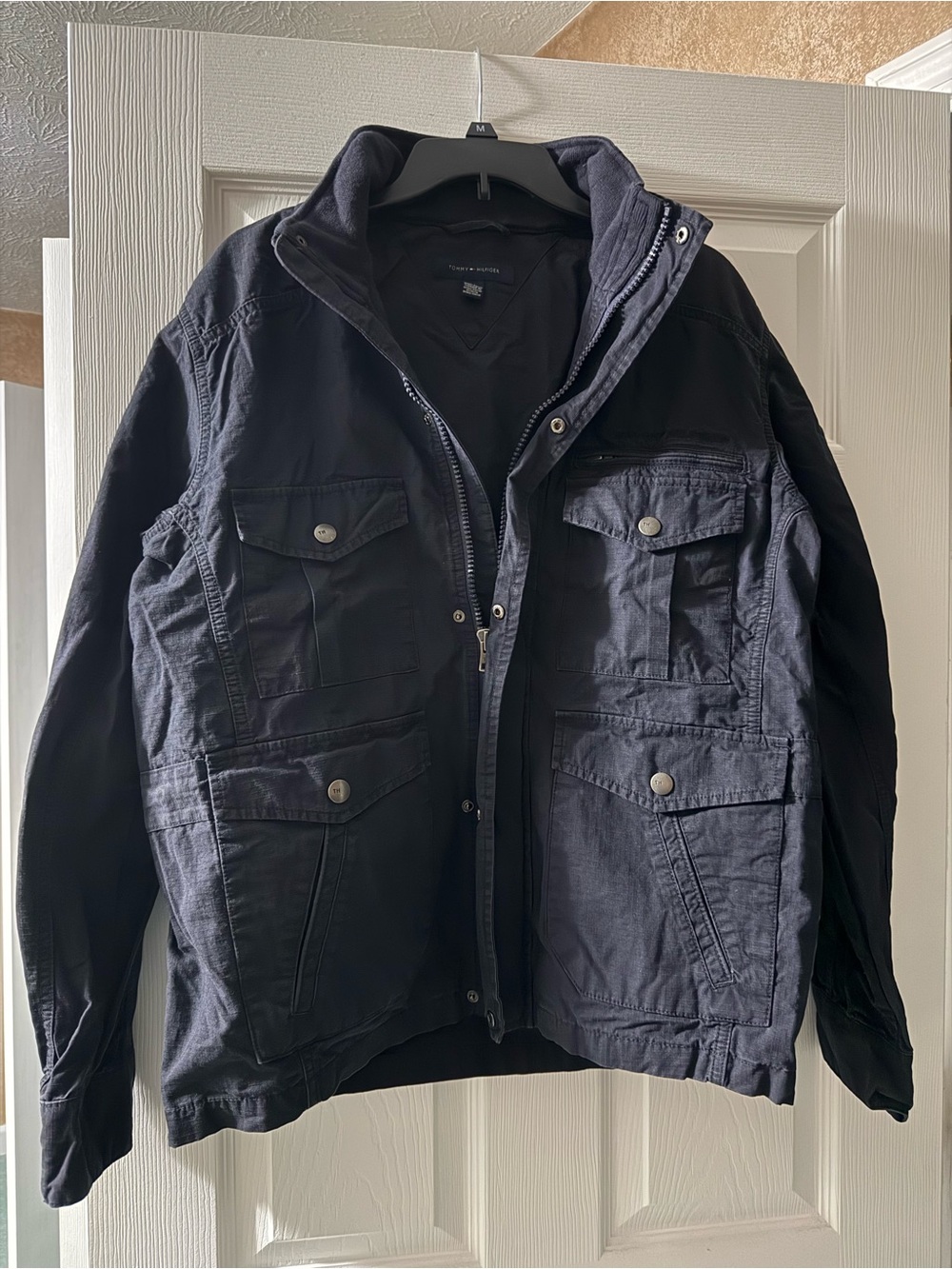 Tommy Hilfiger Men's Navy Utility Field Jacket (M)